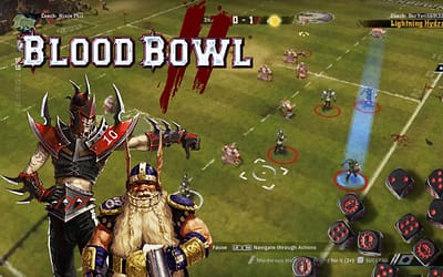 Blood Bowl 2. Dwarves vs Dark Elves Match Highlight